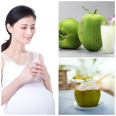 bà bầu uống nước dừa có tác dụng gì